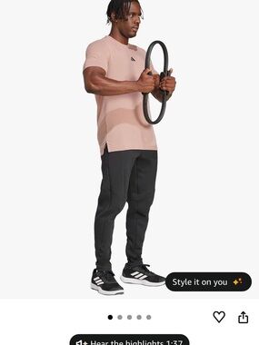 Adidas Crew Neck Workout Tee